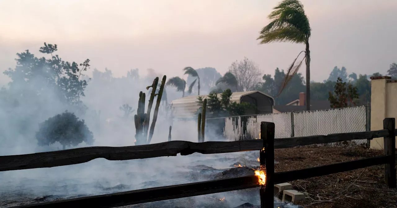 Fire weather watch issued as moderate Santa Ana winds expected in Southern California