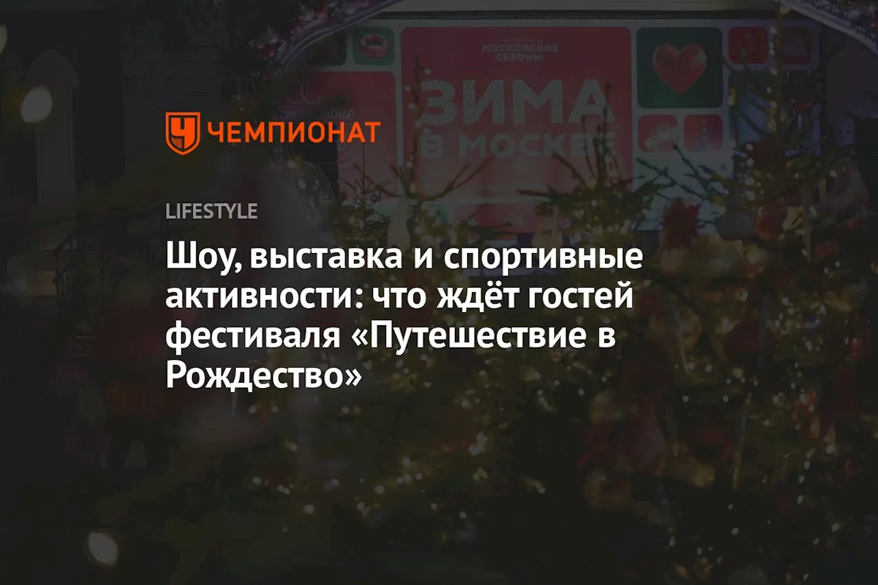 Шоу, выставка и спортивные активности: что ждёт гостей фестиваля «Путешествие в Рождество»