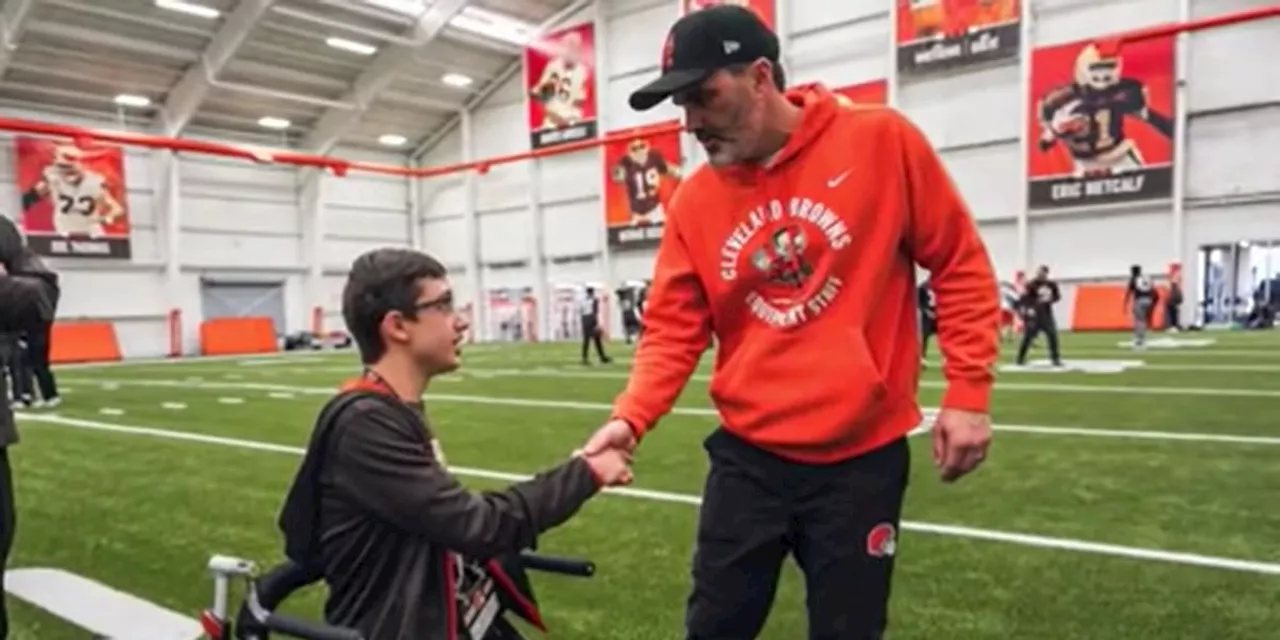 13-year-old with spina bifida granted wish to meet Browns VIP at game