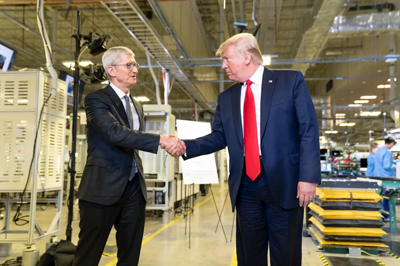 Tim Cook conclura la valse des GAFA chez Trump avec un dîner ce vendredi