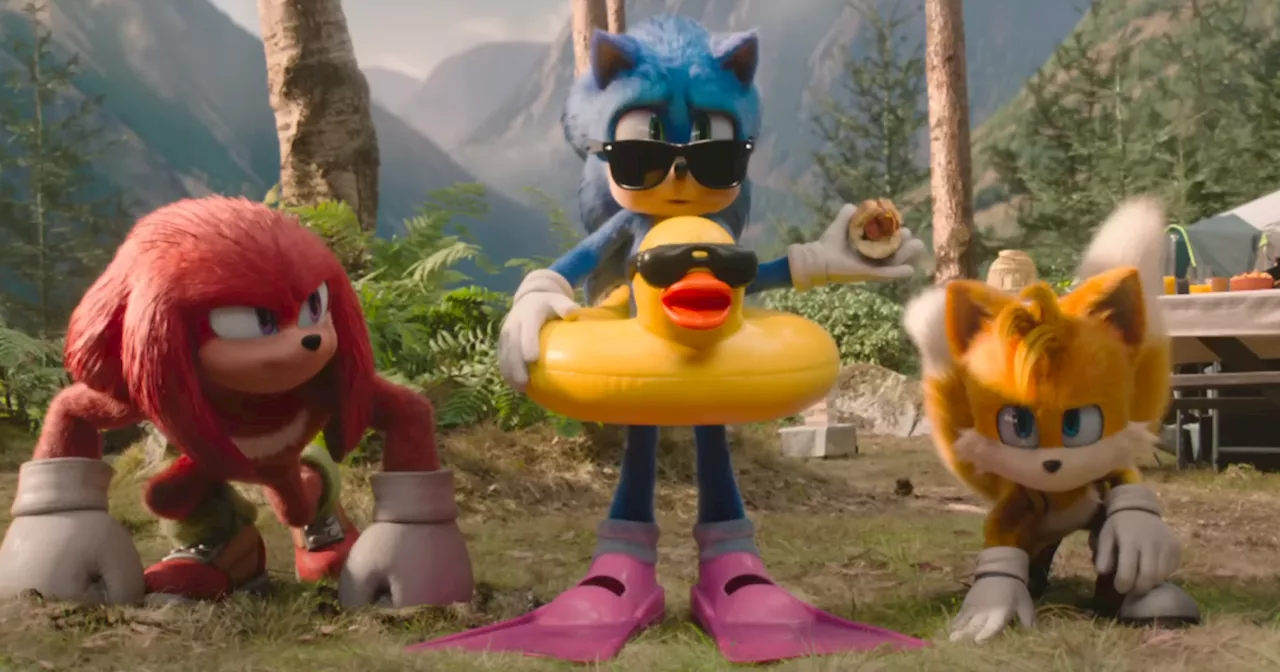 Sonic the Hedgehog 3 Clip Previews Team Sonic’s Competitive Family Race