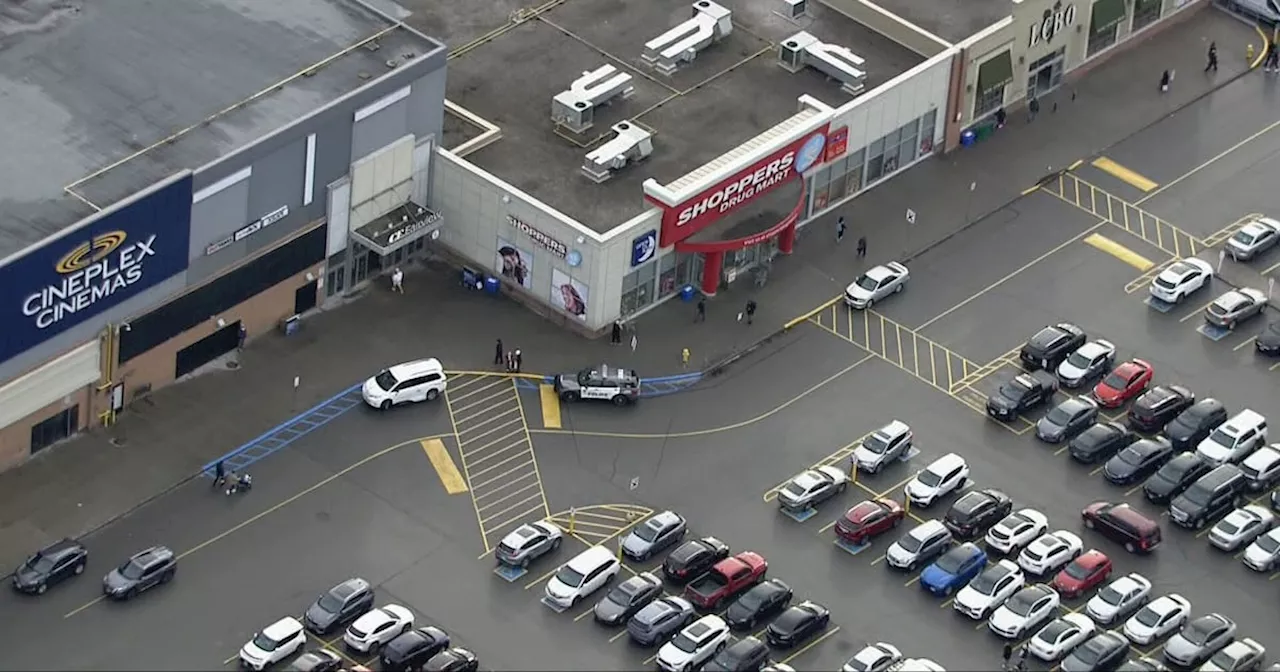 Suspects at-large following jewelry store robbery, related hit-and-run at Toronto’s Fairview Mall: police