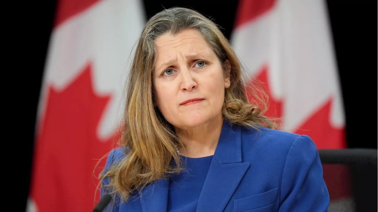 Chrystia Freeland resigns from Justin Trudeau's cabinet