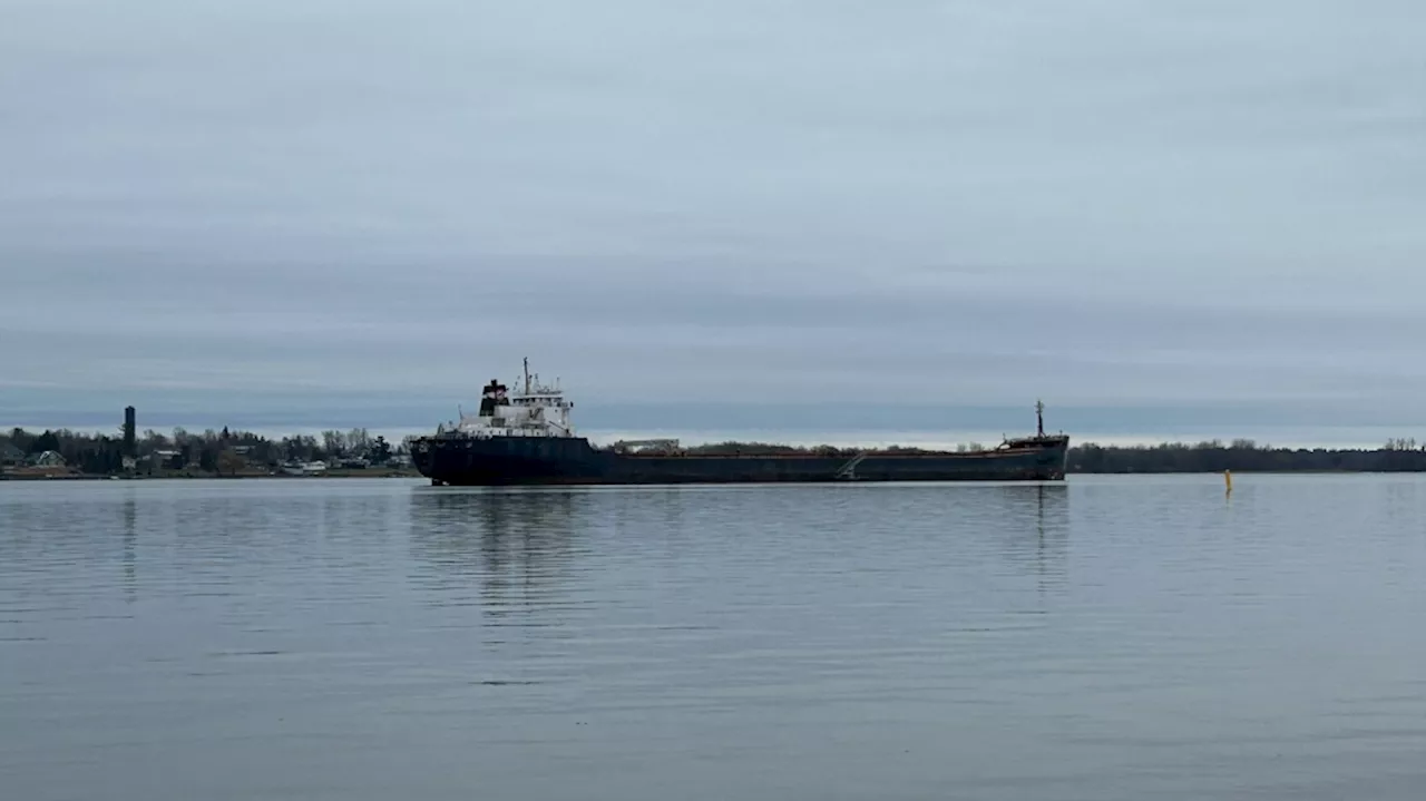 Cargo ship refloated weeks after running aground in St. Lawrence River