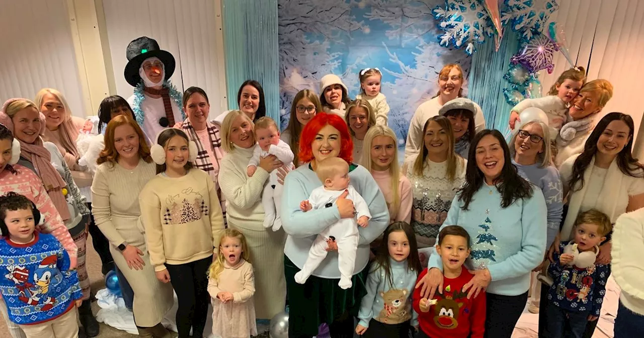 Singer Michelle McManus joins NHS Lanarkshire maternity staff for festive song