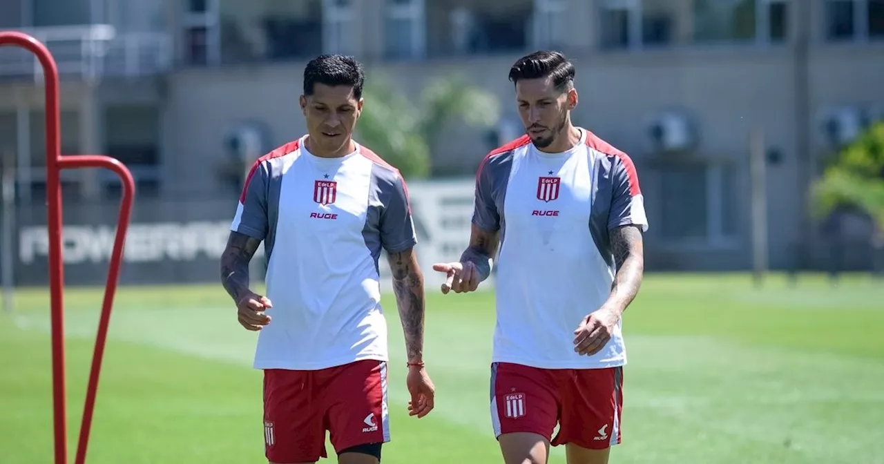 Enzo Pérez y la foto de lo que podría ser su última semana en Estudiantes