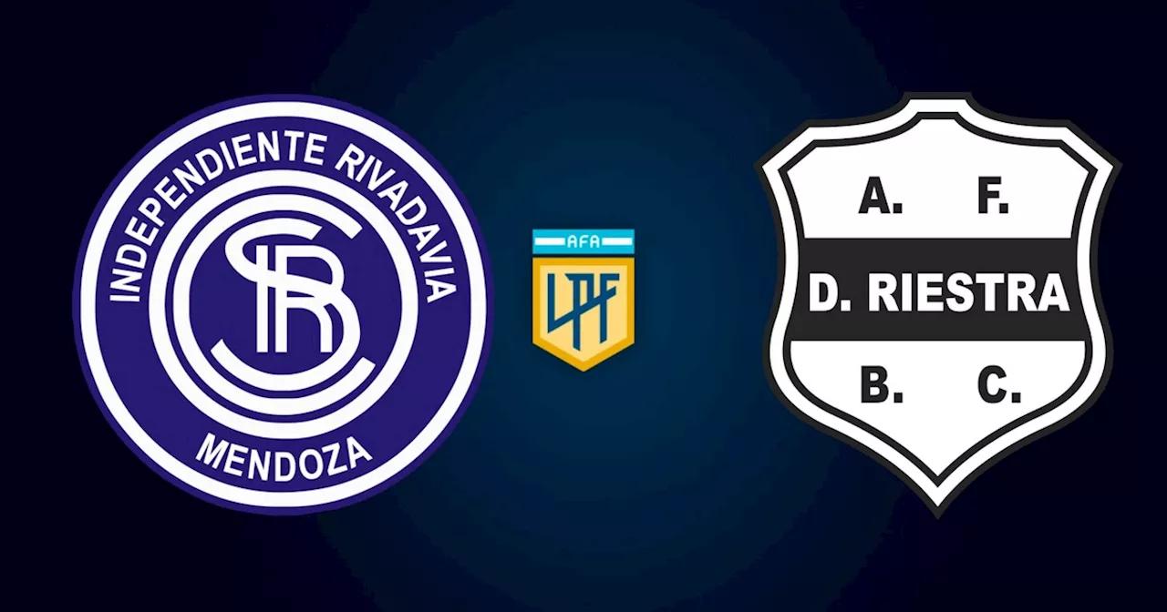 Independiente Rivadavia vs. Deportivo Riestra por la Liga Profesional: día, hora y cómo verlo por TV