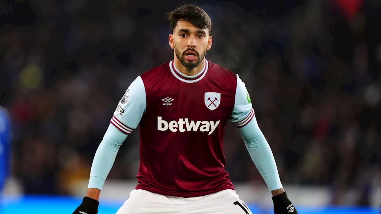 A dura temporada de Paquetá com o West Ham na Inglaterra