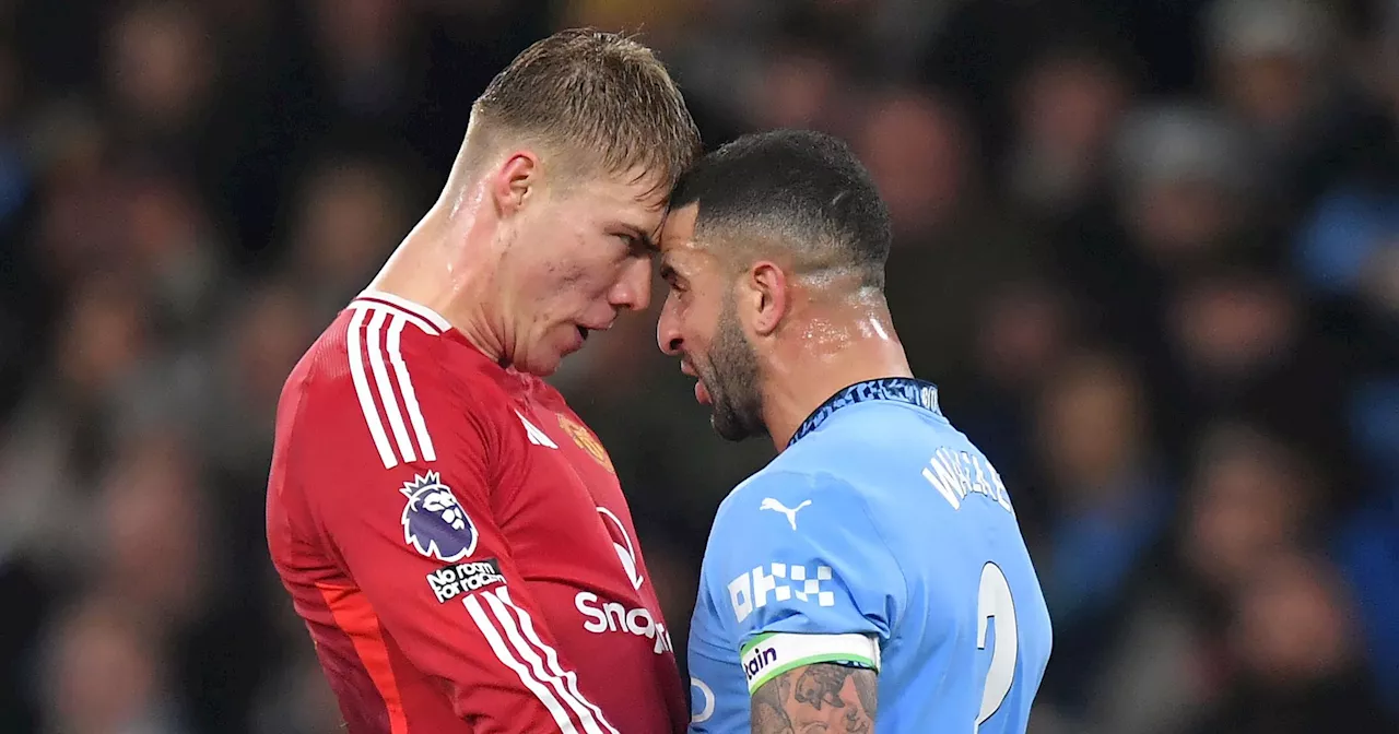 Kyle Walker nach Schwalbe gegen Manchester United verspottet: Rasmus Höjlund dichtet, Roy Keane schämt sich für Star