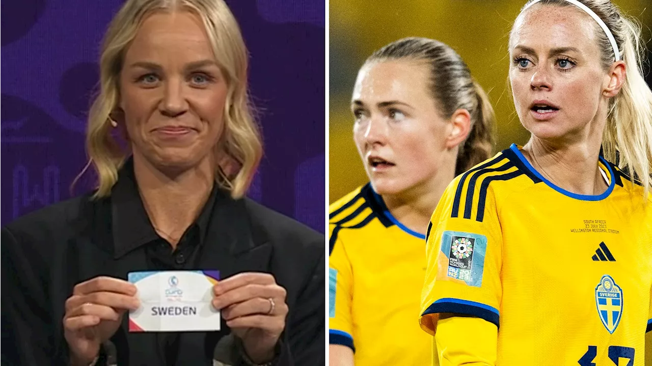 Tuff lottning för Sverige i fotbolls-EM 2025