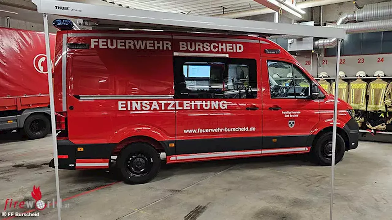 D: Neues Einsatzleitfahrzeug der Feuerwehr Burscheid auf VW Crafter