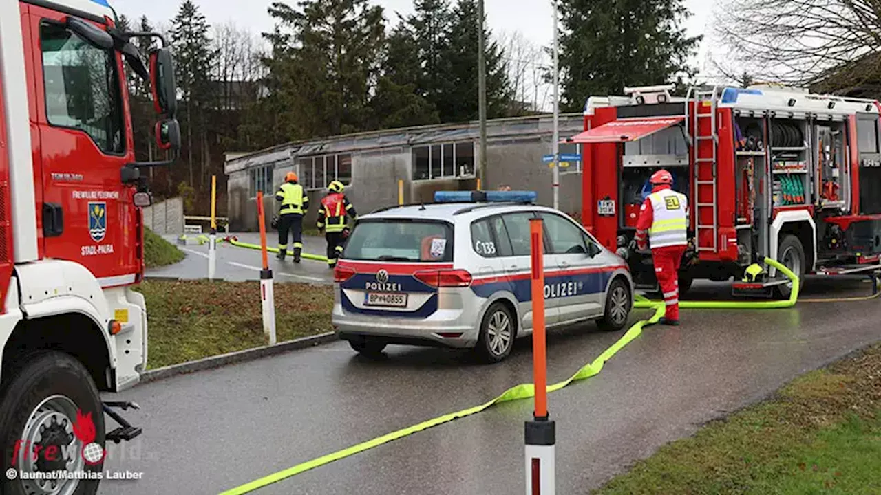 Oö: Explosionsgefahr durch beschädigte Gasleitung in Stadl-Paura → steckengebliebene Lifte und überhitzter Ofen durch Stromausfall