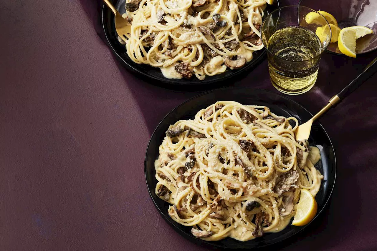 Creamy Mushroom Pasta with Garlic-Miso Butter