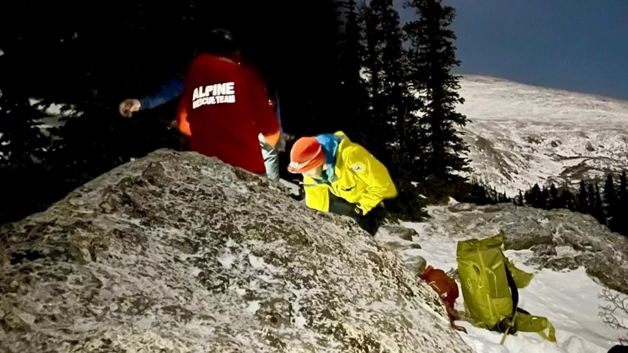 Colorado hiker rescued after frozen shoes leave him stranded on mountain