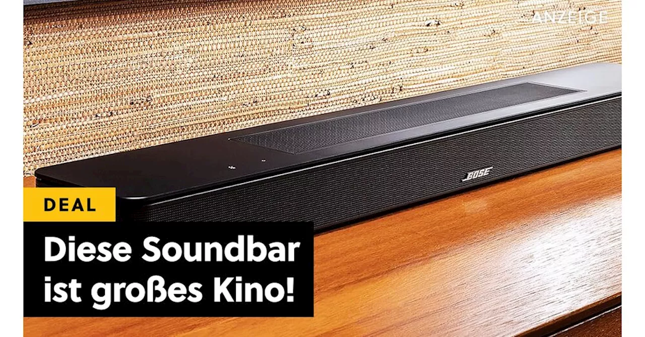 Bose ballert böse: Soundbar ist vor Weihnachten super günstig und kommt auch noch rechtzeitig an!