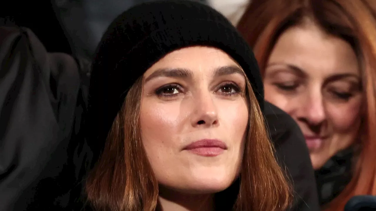 Keira Knightley and Her Bob-and-Beanie Combo Are a Match Made in Cold-Weather Heaven