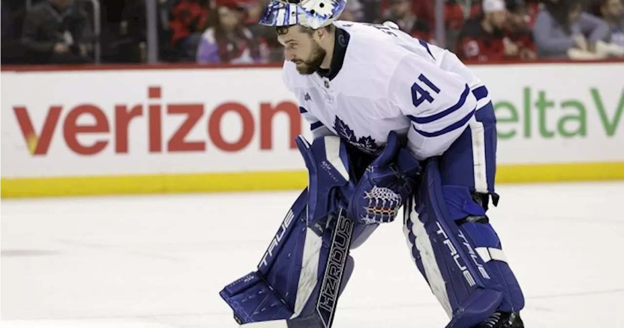 Leafs place goaltender Anthony Stolarz on IR