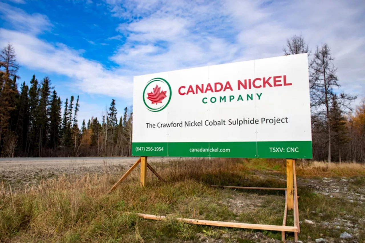 Canada Nickel raises $20-millon from Ontario First Nation in groundbreaking financing