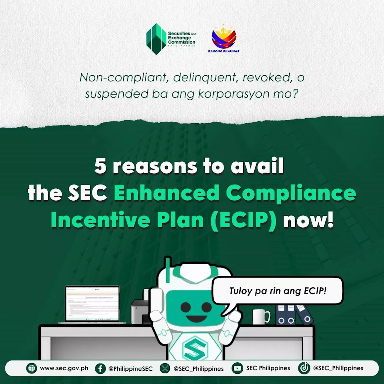 SEC extends ECIP applications until end of 2024