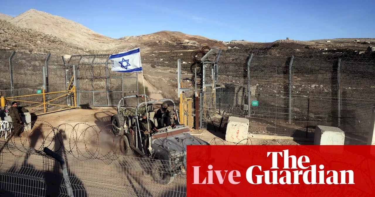 Middle East crisis live: Israeli government approves plans to extend occupation of Golan Heights