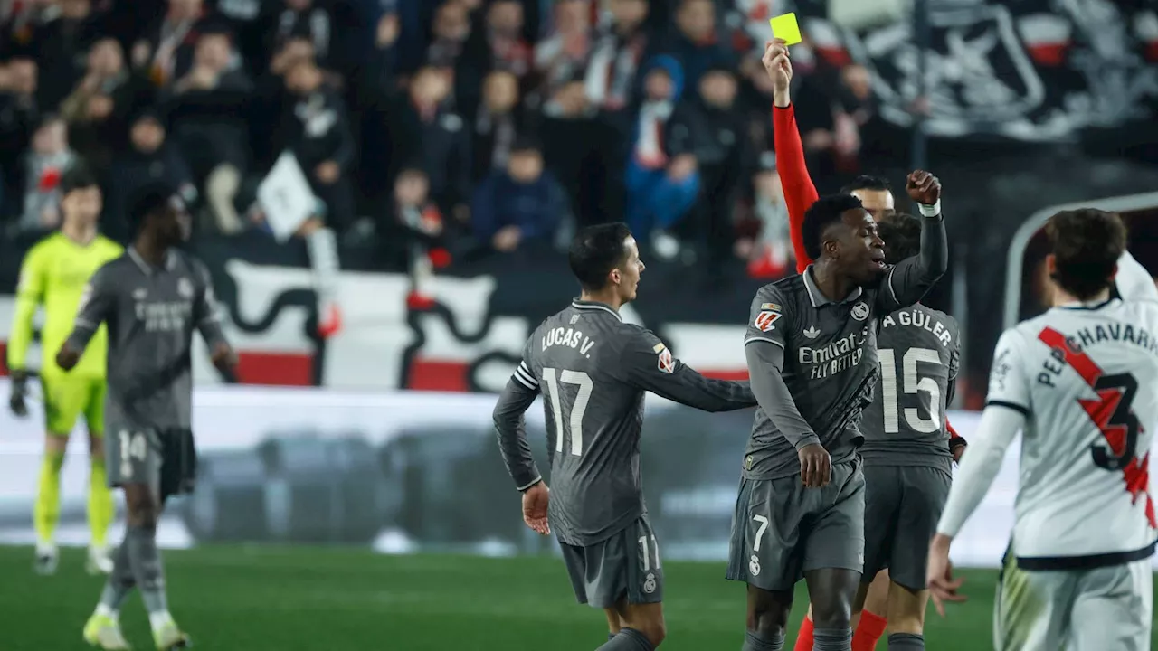 Denuncia cánticos de 'tonto' a Vinicius en el partido contra el Rayo Vallecano