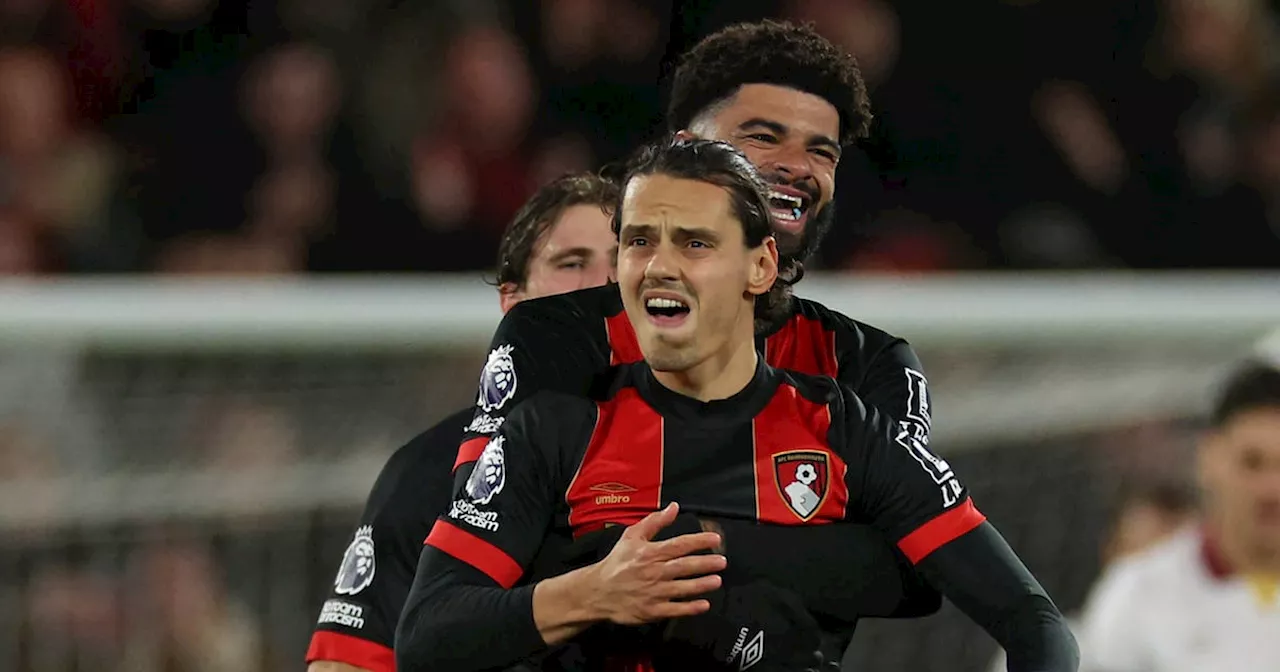 Enes Unal’s stunning free-kick earns Bournemouth point against West Ham