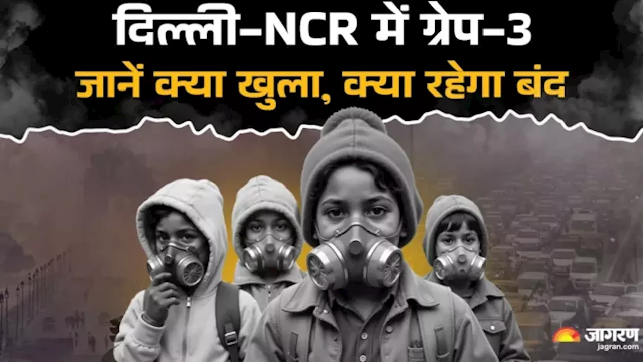 दिल्ली-NCR में ग्रेप-3 लागू होने से स्कूलों पर क्या पड़ेगा प्रभाव? जानें किनको मिलेगी छूट और किन पर रहेगी रोक