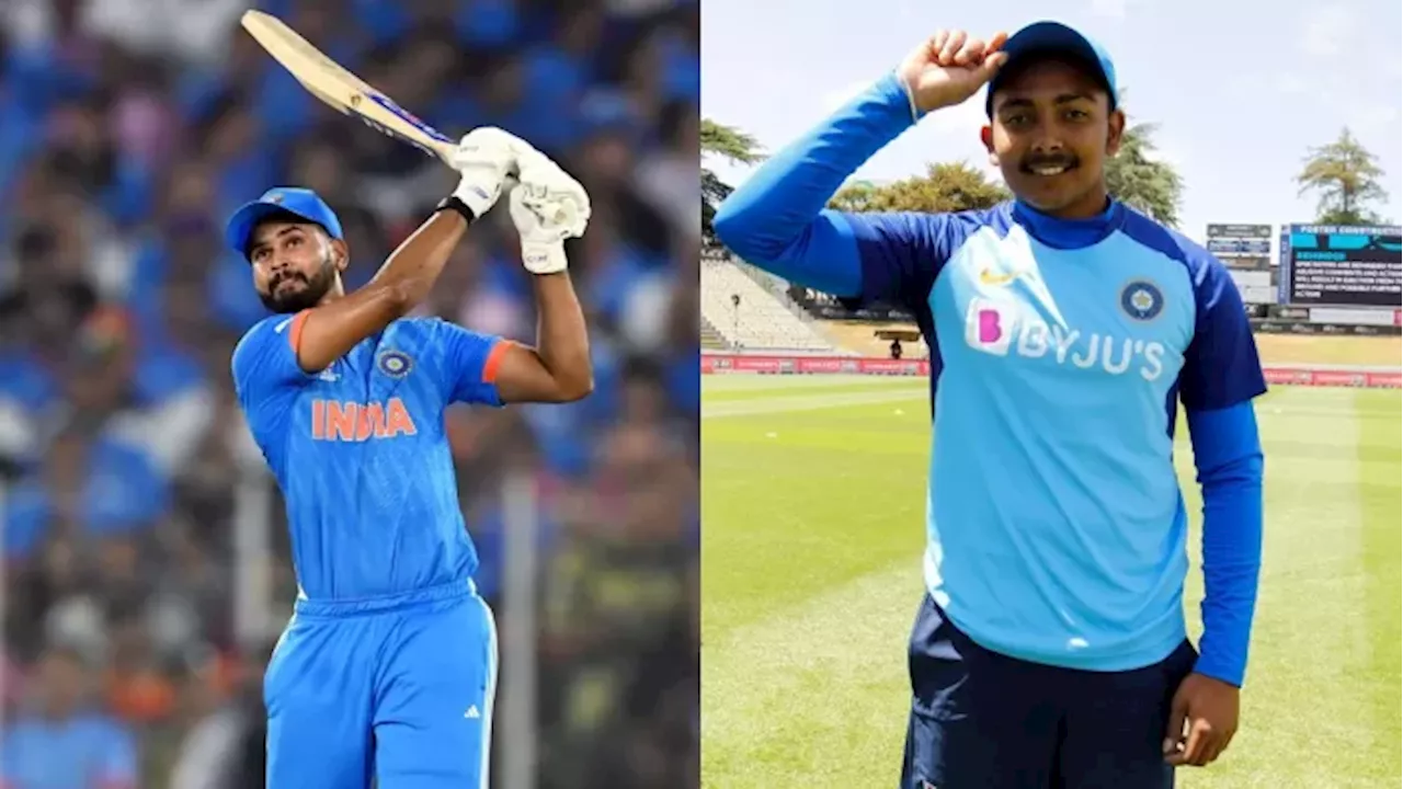 Prithvi Shaw के बचाव में उतरे श्रेयस अय्यर! साथ ही दे डाली करियर बदलने वाली सलाह