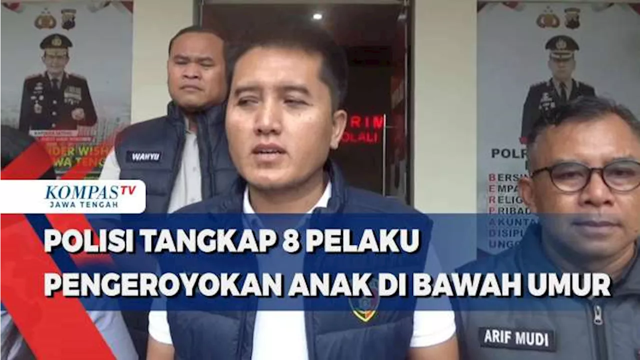 Polisi Tangkap 8 Pelaku Pengeroyokan Anak di Bawah Umur