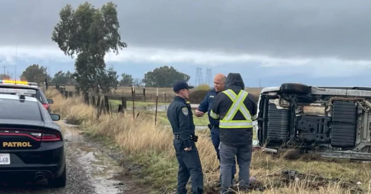 11-year-old minivan driver in Northern California crashes after avoiding traffic stop, CHP reports