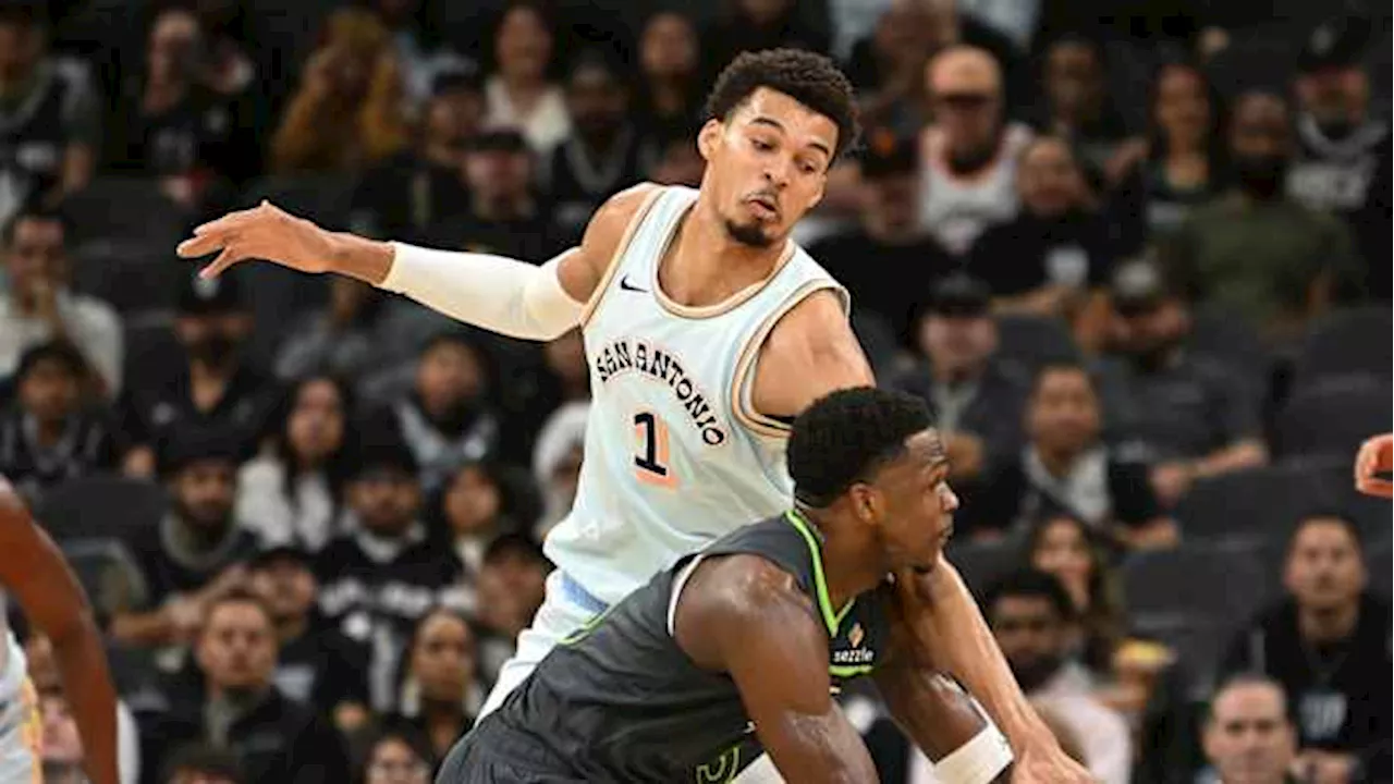 Anthony Edwards scores 26 points as Timberwolves beat San Antonio Spurs 106-92