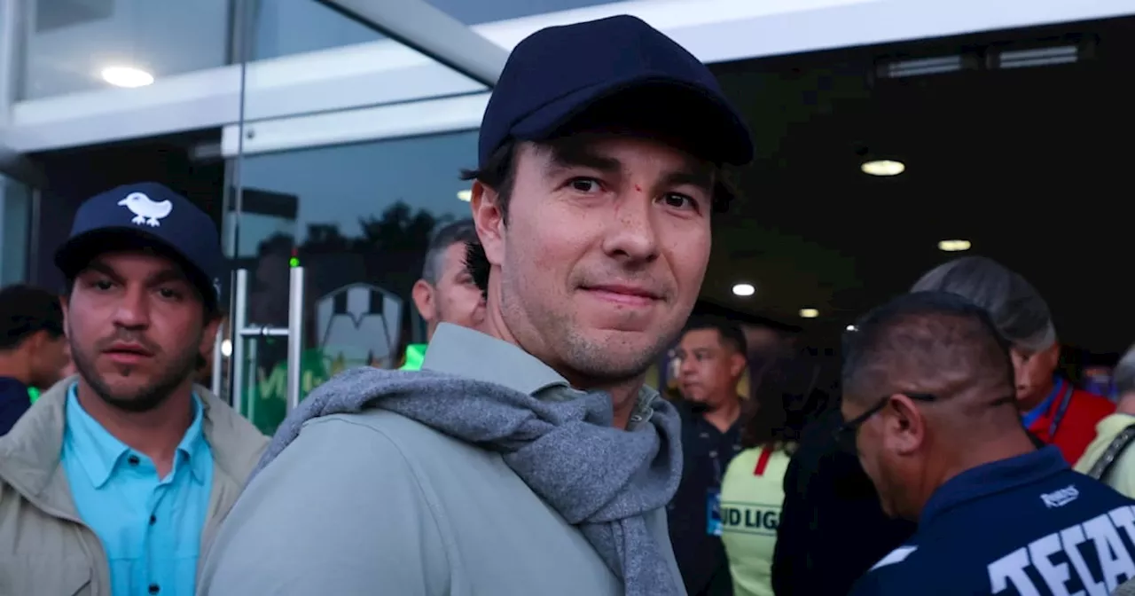 Final Apertura 2024: Checo Pérez asiste al Estadio BBVA para apoyar al Club América (VIDEO)