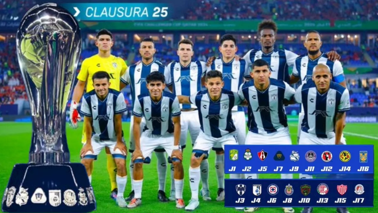 Calendario del Clausura 2025 para los Tuzos del Pachuca: Jornadas, rivales, fechas y horarios definidos