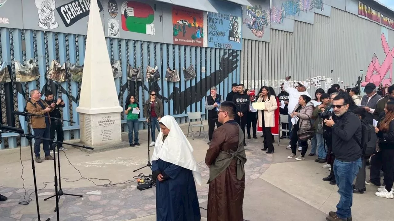 Con la incertidumbre que trae Trump, albergues para migrantes celebran posada sin fronteras en Tijuana