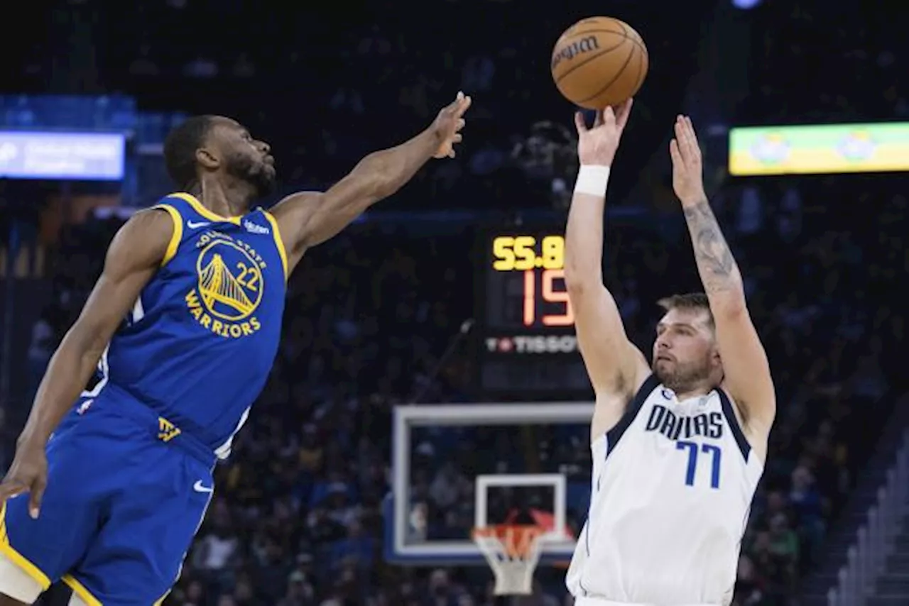 Dallas s'impose face aux Warriors grâce à un Luka Doncic des grands soirs