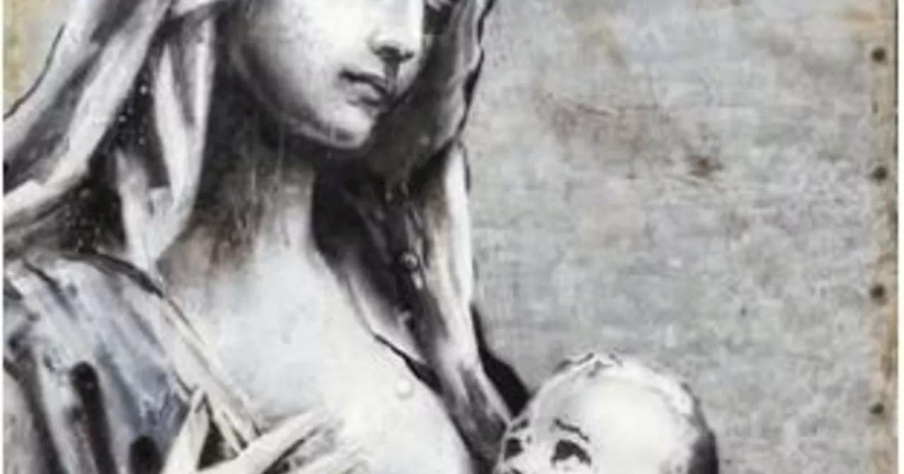 Banksy e la Madre ferita: buon Natale sotto le bombe