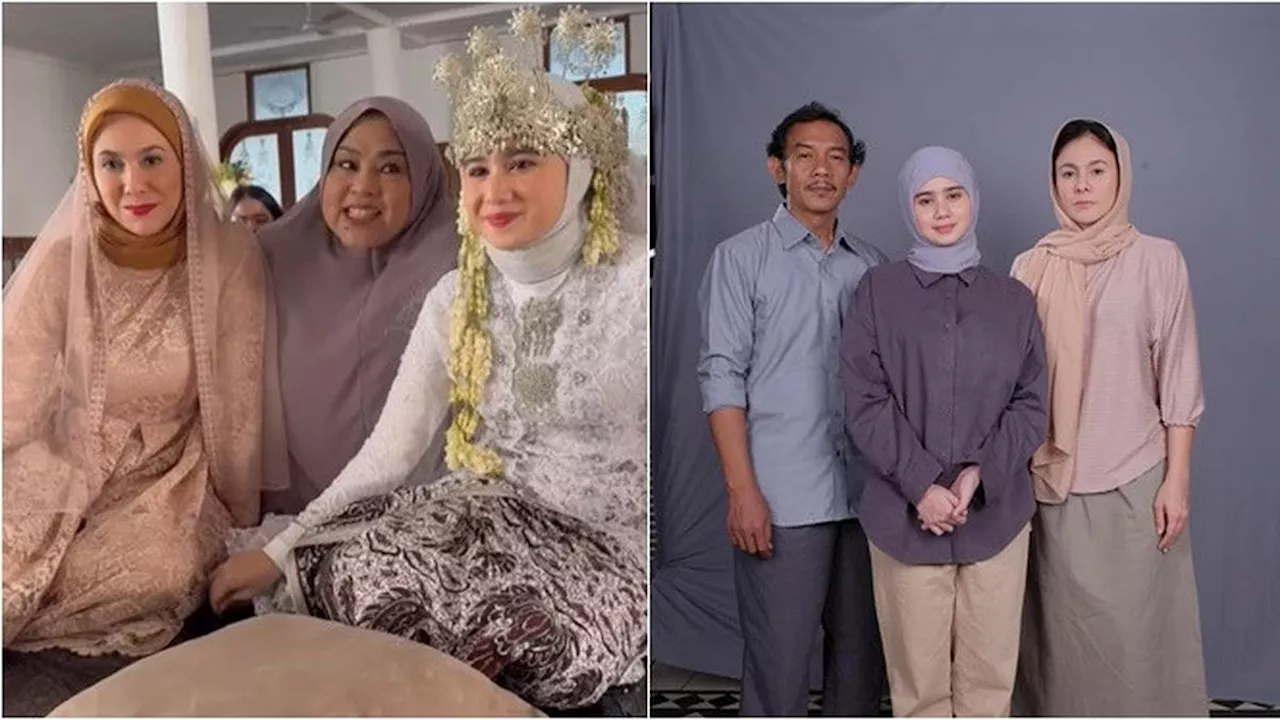 6 Potret Berhijab Wulan Guritno dan Tissa Biani di Proses Syuting Film Norma