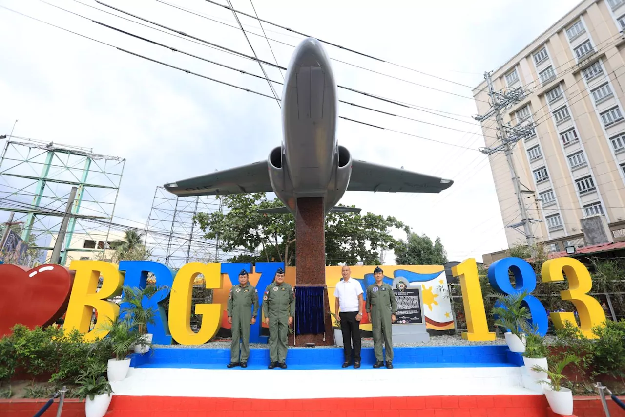 Why PAF turns over a retired jet trainer to this Pasay village