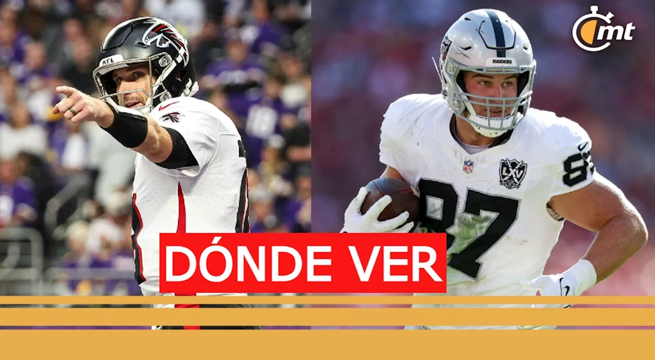 Raiders vs Falcons EN VIVO: ¿A qué hora y dónde ver Monday Night Football HOY Semana 15?