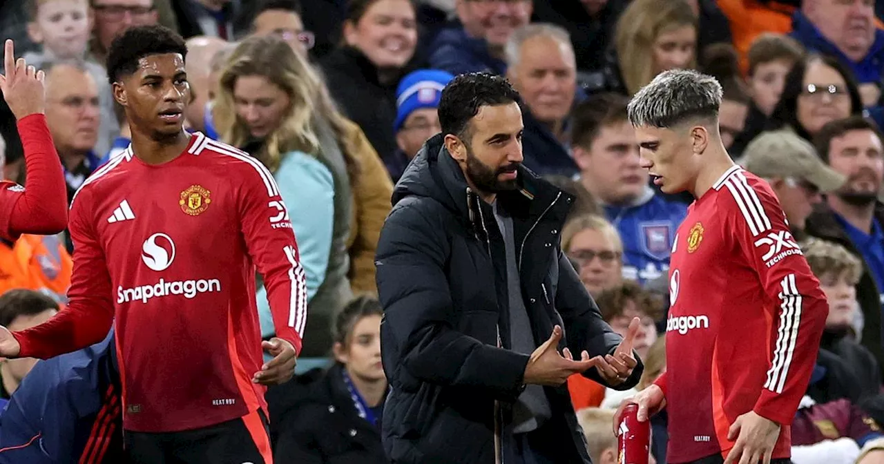 Amorim has shown what he won’t do this week after Rashford and Garnacho call