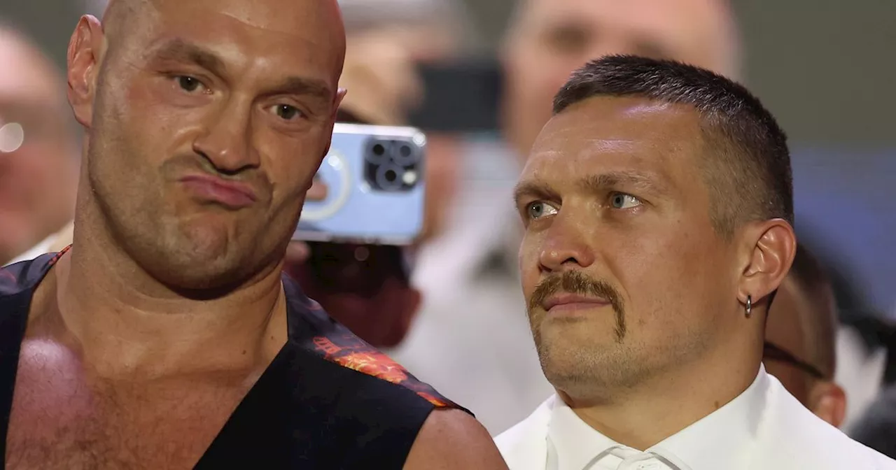 Oleksandr Usyk’s ice-cold reaction to Tyson Fury pulling out fight spoke volumes