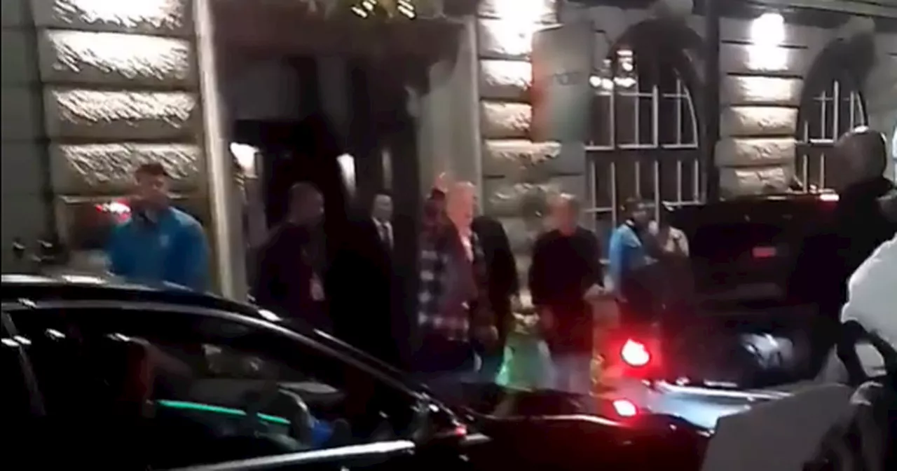 Paul McCartney fans serenade star as he's seen leaving luxury Manchester hotel