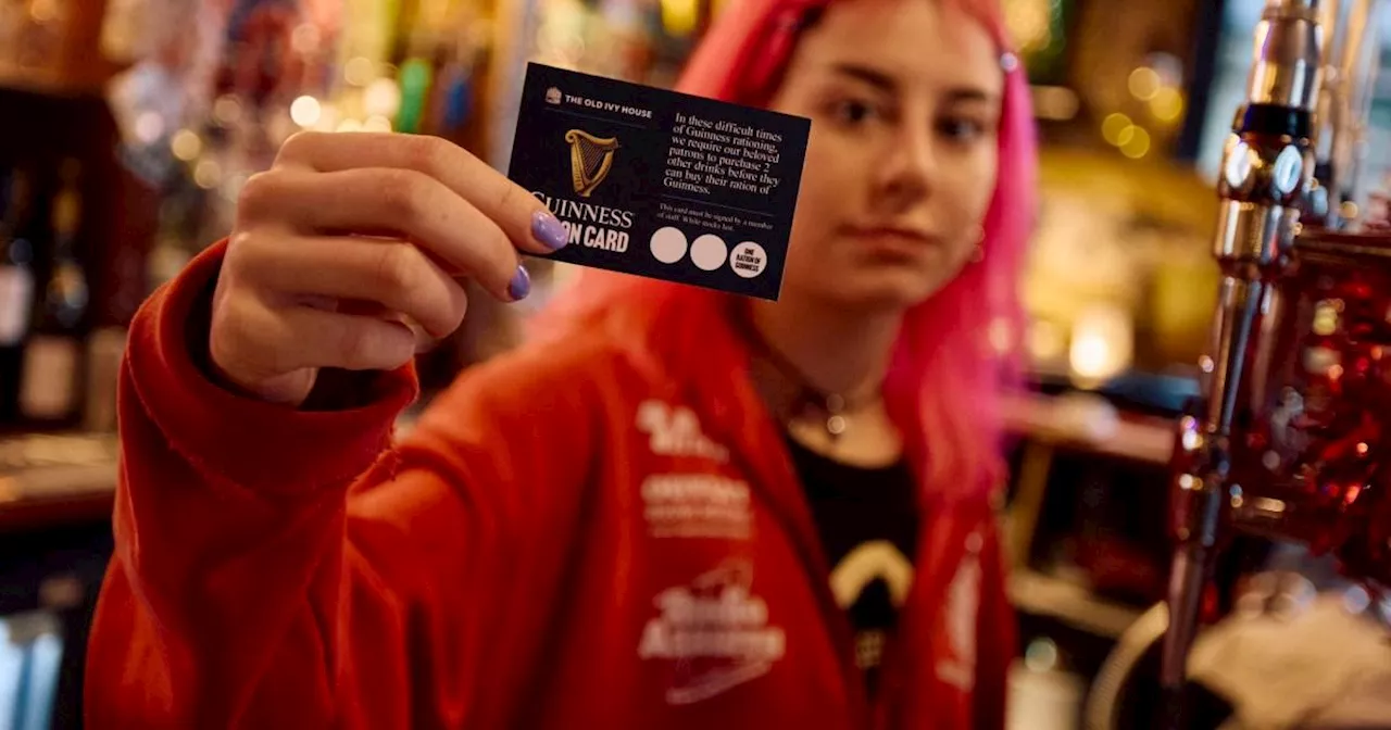 Pubs introducing 'Guinness Ration Cards' after unprecedented surge in demand