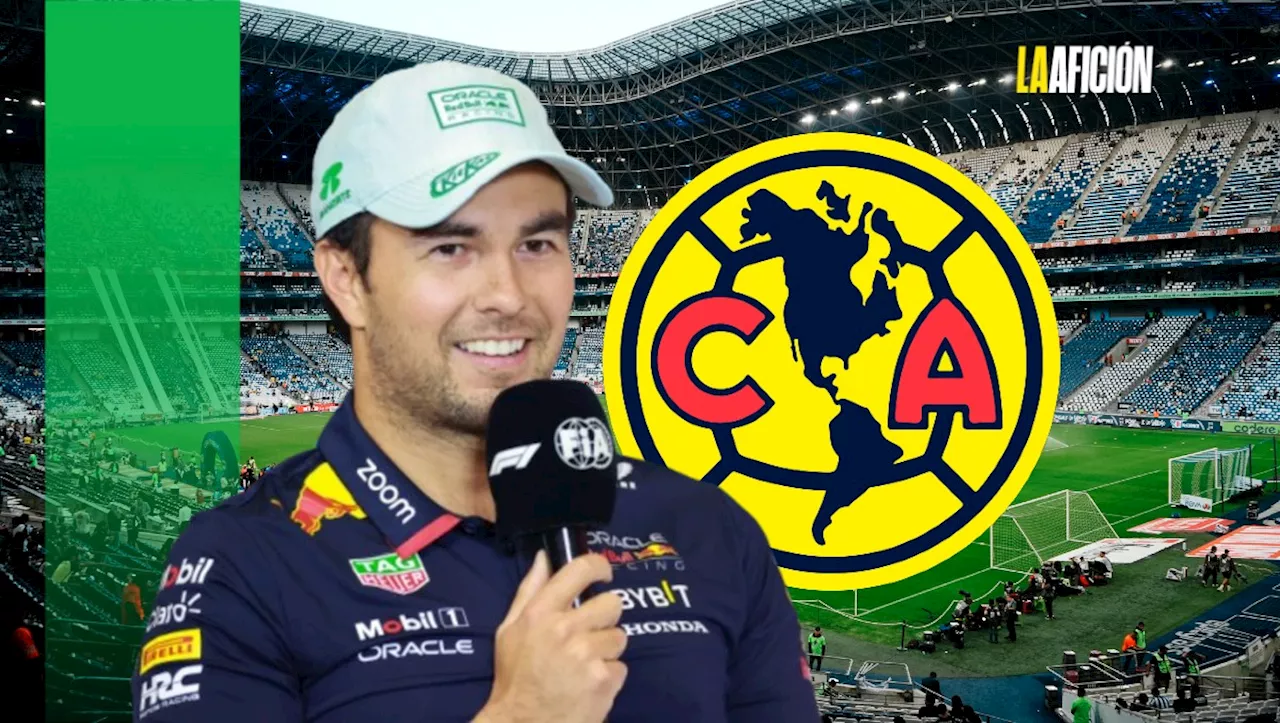 'Checo' Pérez, presente en el Estadio BBVA para apoyar al América en la final de la Liga MX