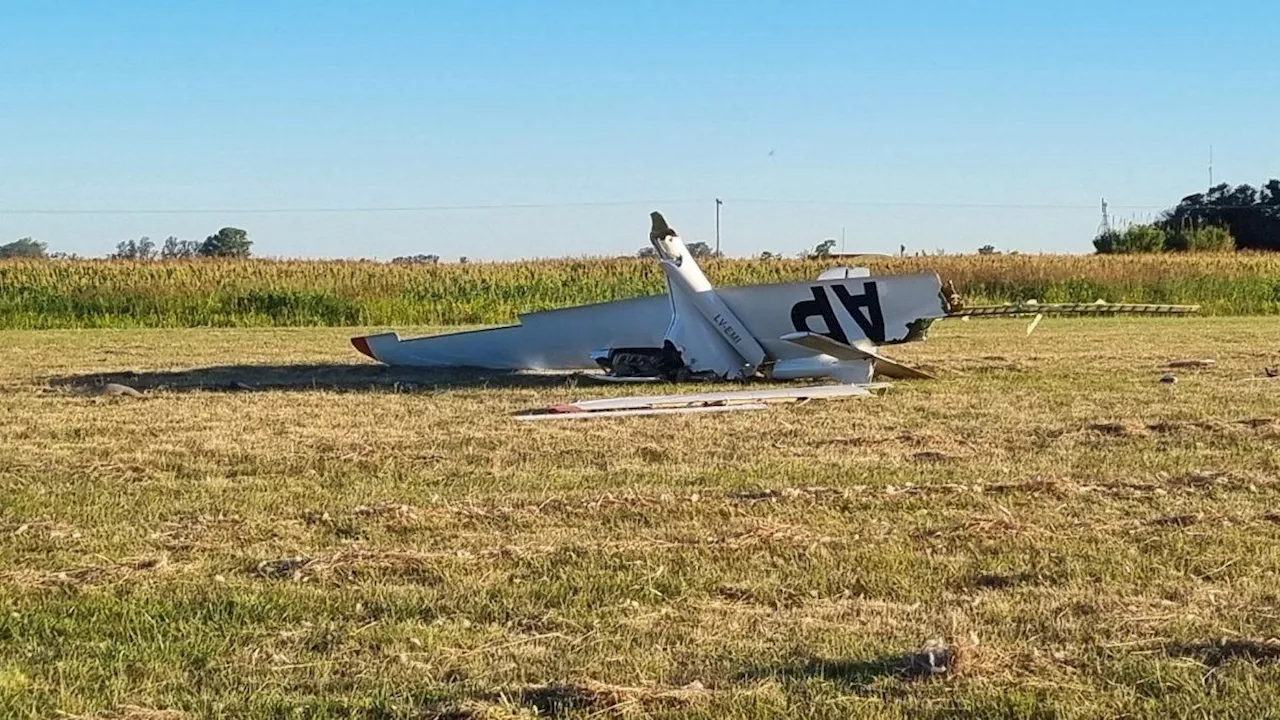 Una avioneta se estrelló en Pergamino: murió el piloto