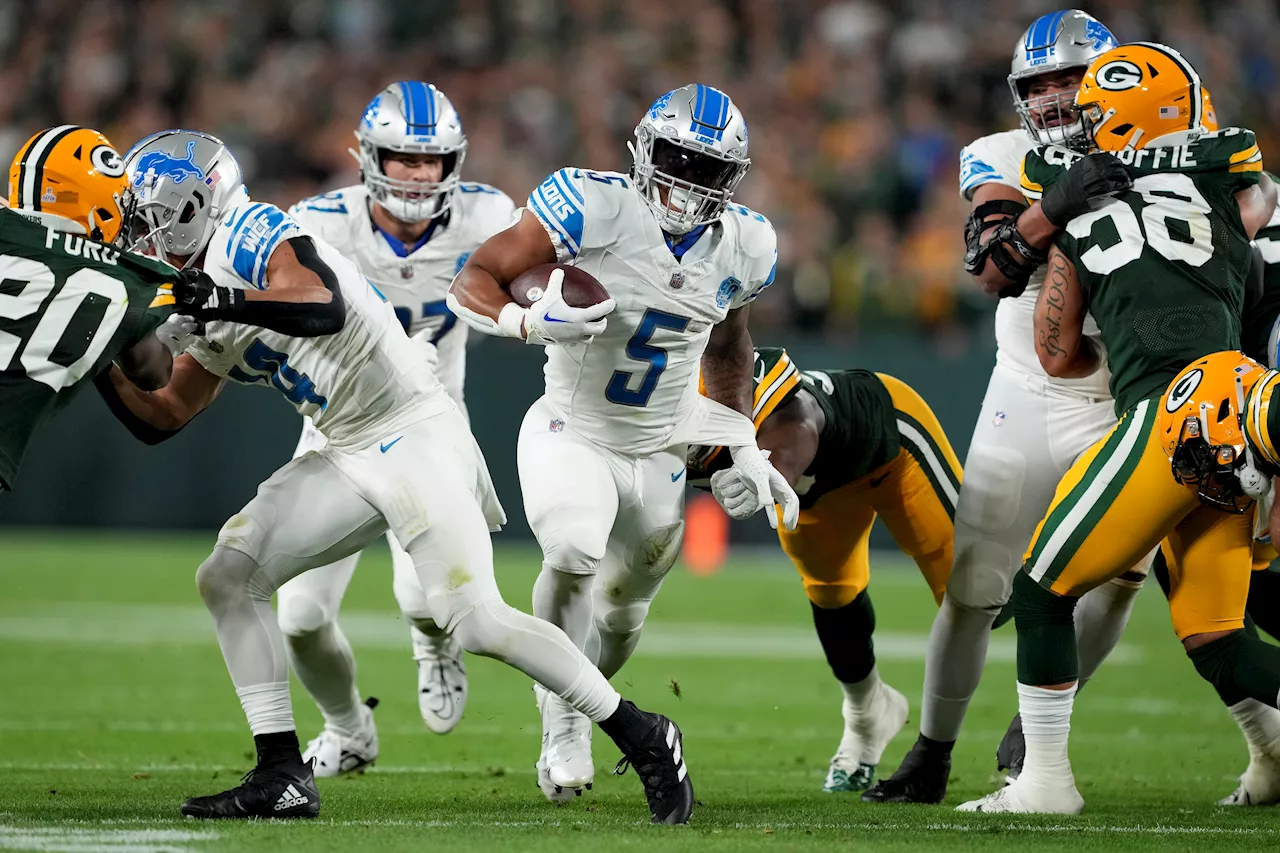 Lions running back David Montgomery to miss remainder of season