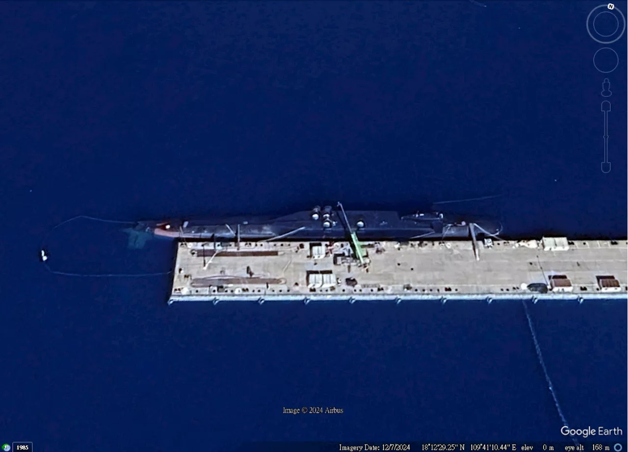 Satellite Photos Show Chinese Nuclear Submarine's Open Missile Hatches