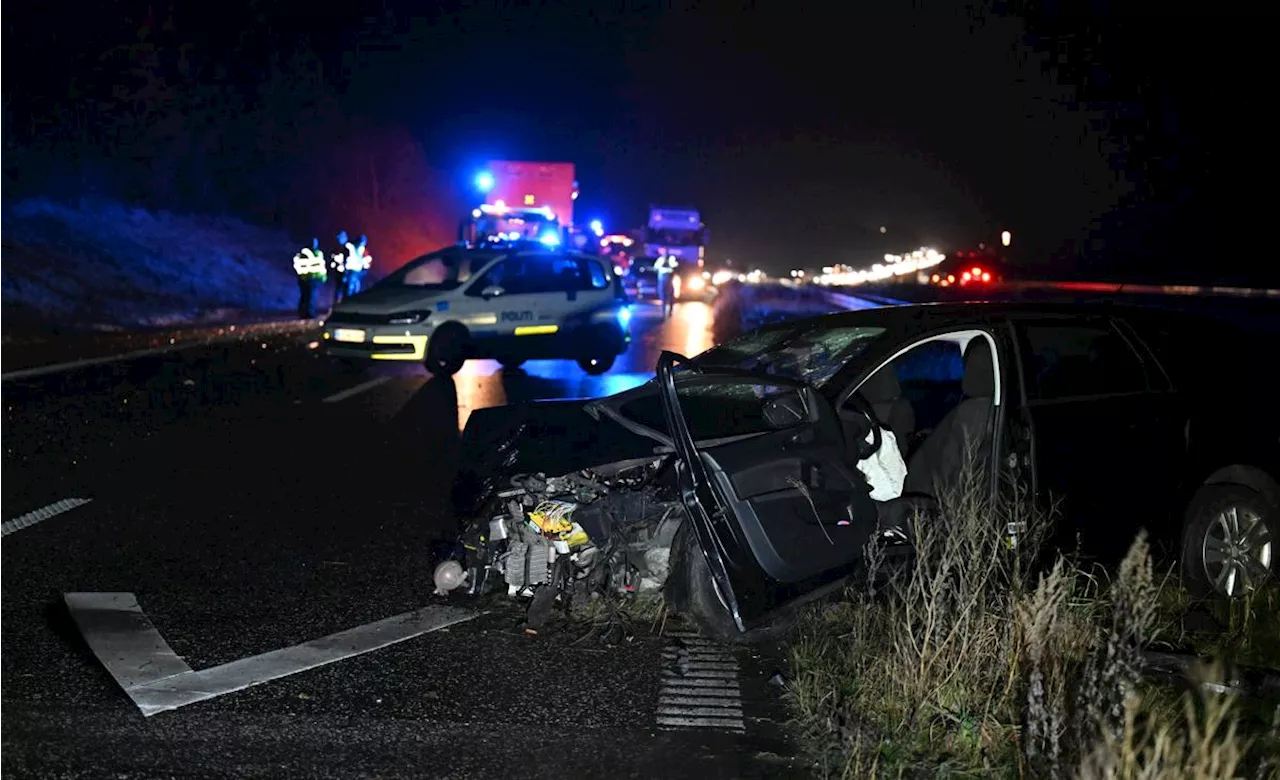 Dødsulykke på motorvejen: Her er, hvad der er sket