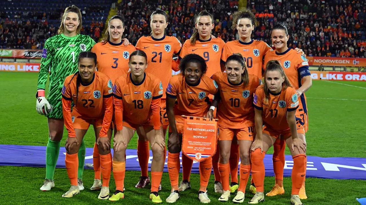 Zware EK-loting voor Oranjevrouwen vanavond? Mogelijk groep met Spanje en Engeland