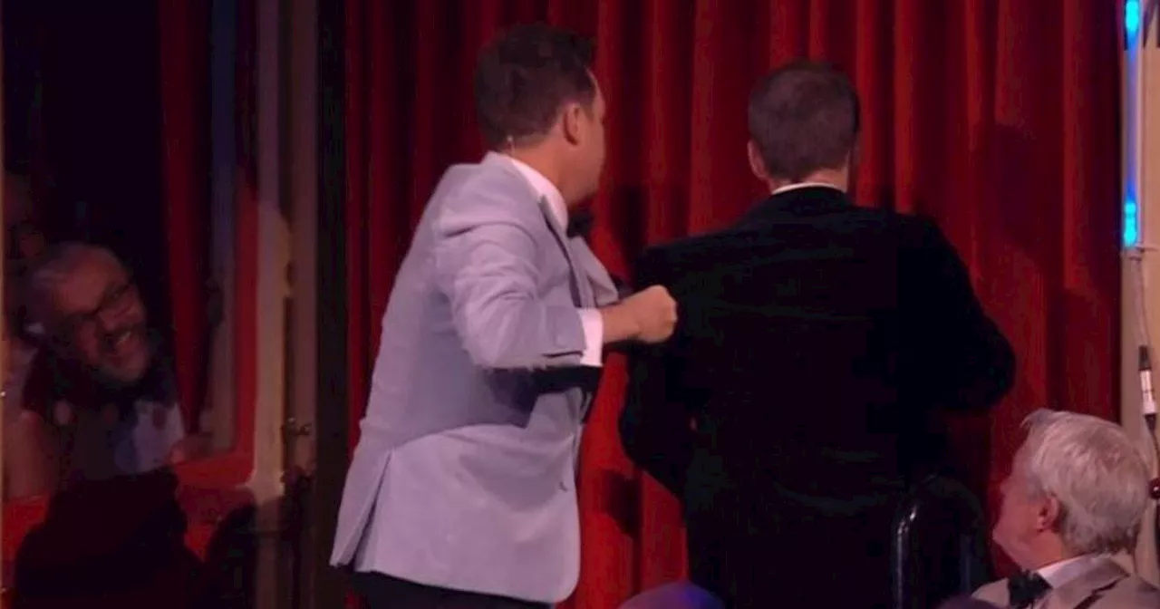 Royal Variety Performance's Stephen Mulhern loses it with audience member